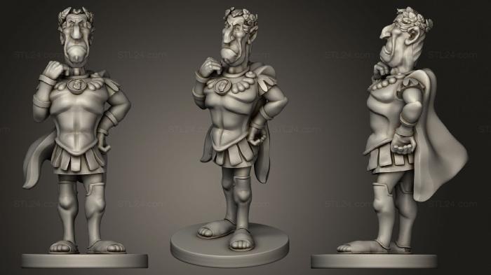 Figurines heroes, monsters and demons (Cesar, STKM_2016) 3D models for cnc